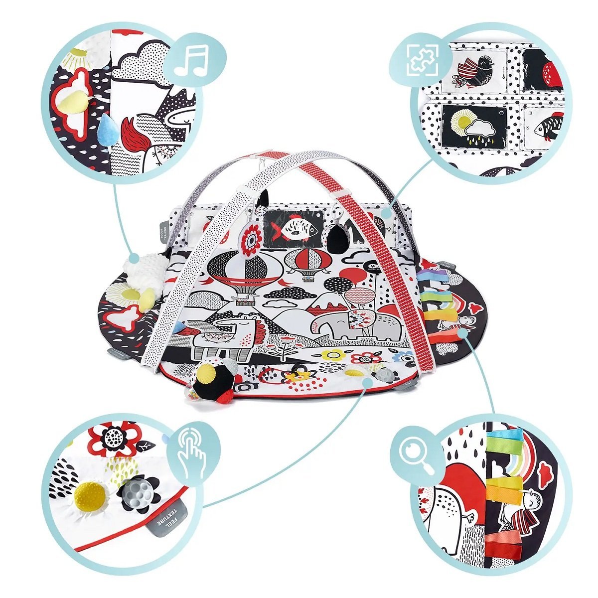 Mata 4SMART Kinderkraft KP4SMA00MUL0000 - obrazek 4