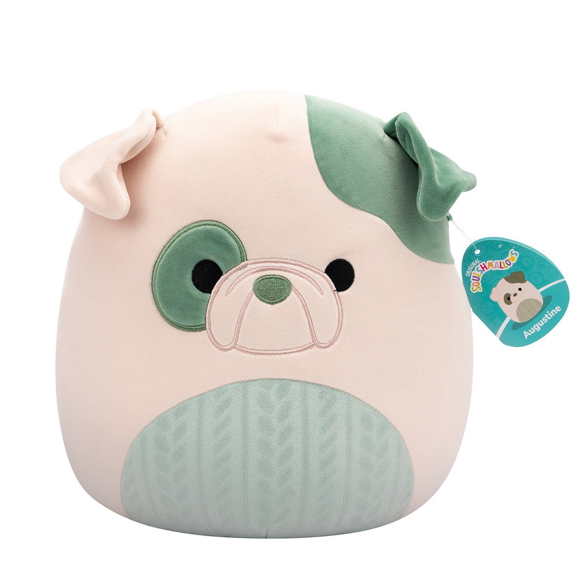 Miękka zabawka Bulldog Augustine 30 cm Squishmallows SQCR06691 - obrazek 7