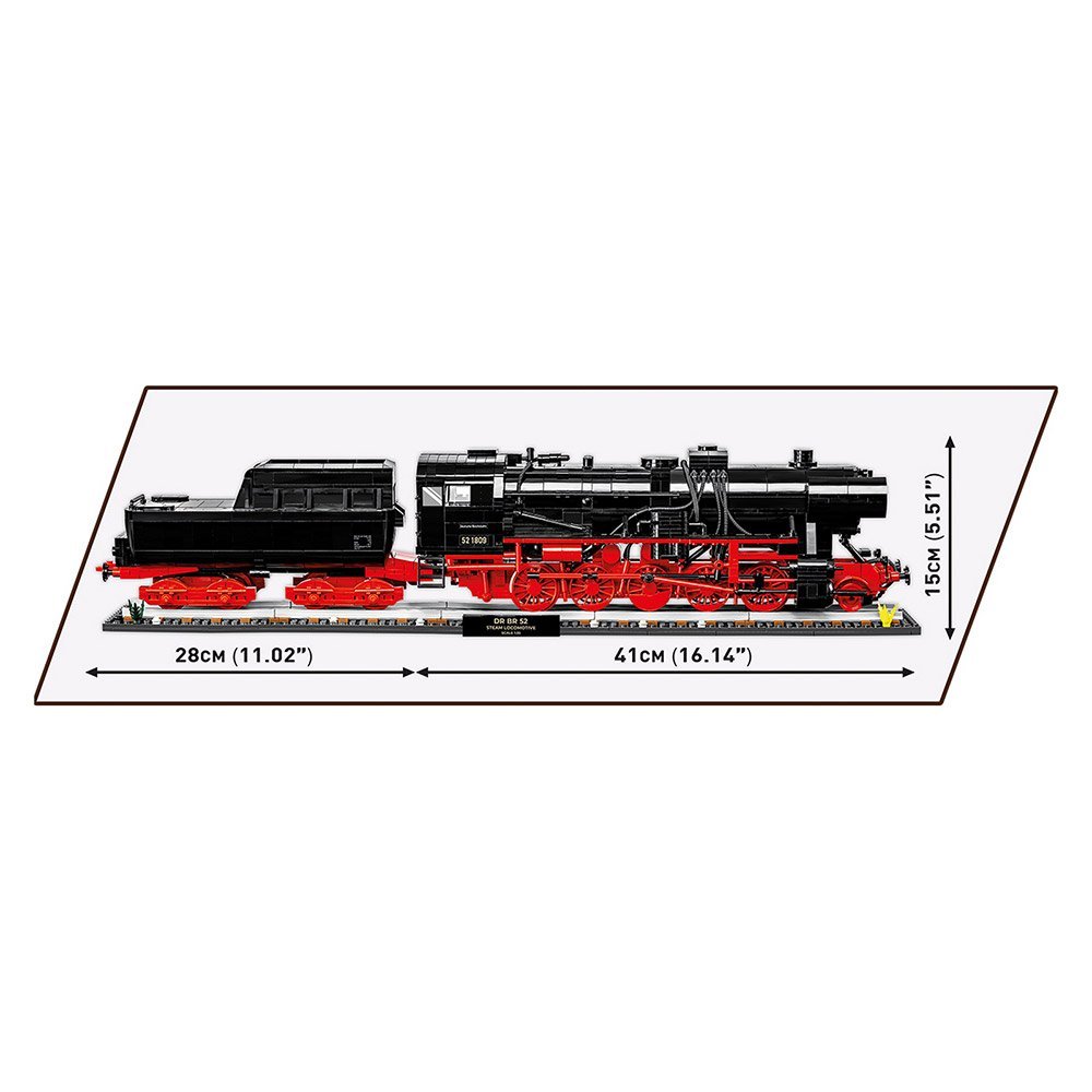 Lokomotywa COBI DRB Class 52 Exclusive Set, skala 1:35, 2623 części - obrazek 13