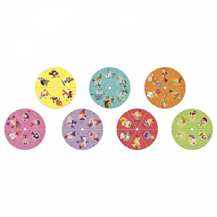 Gra planszowa Janod Happy Families Circus J02755 - obrazek 2