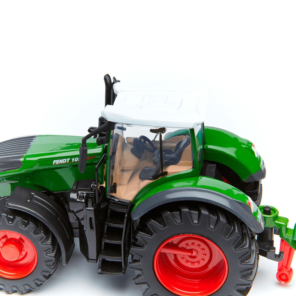 Model ciągnika Fendt 1050 Vario z wałkiem zgrabiarki 10 cm Bburago 18-31665 - obrazek 2