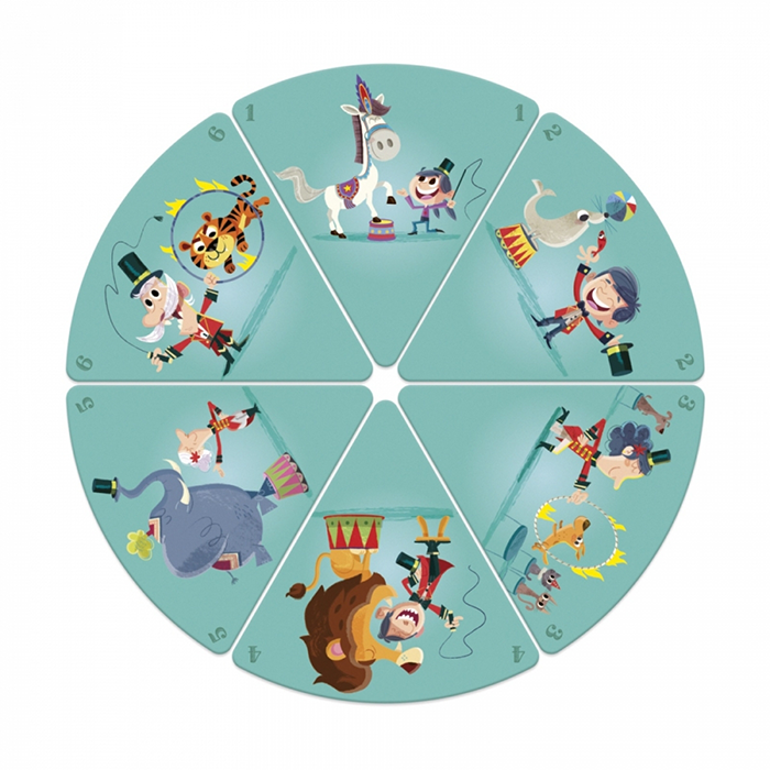 Gra planszowa Janod Happy Families Circus J02755 - obrazek 3