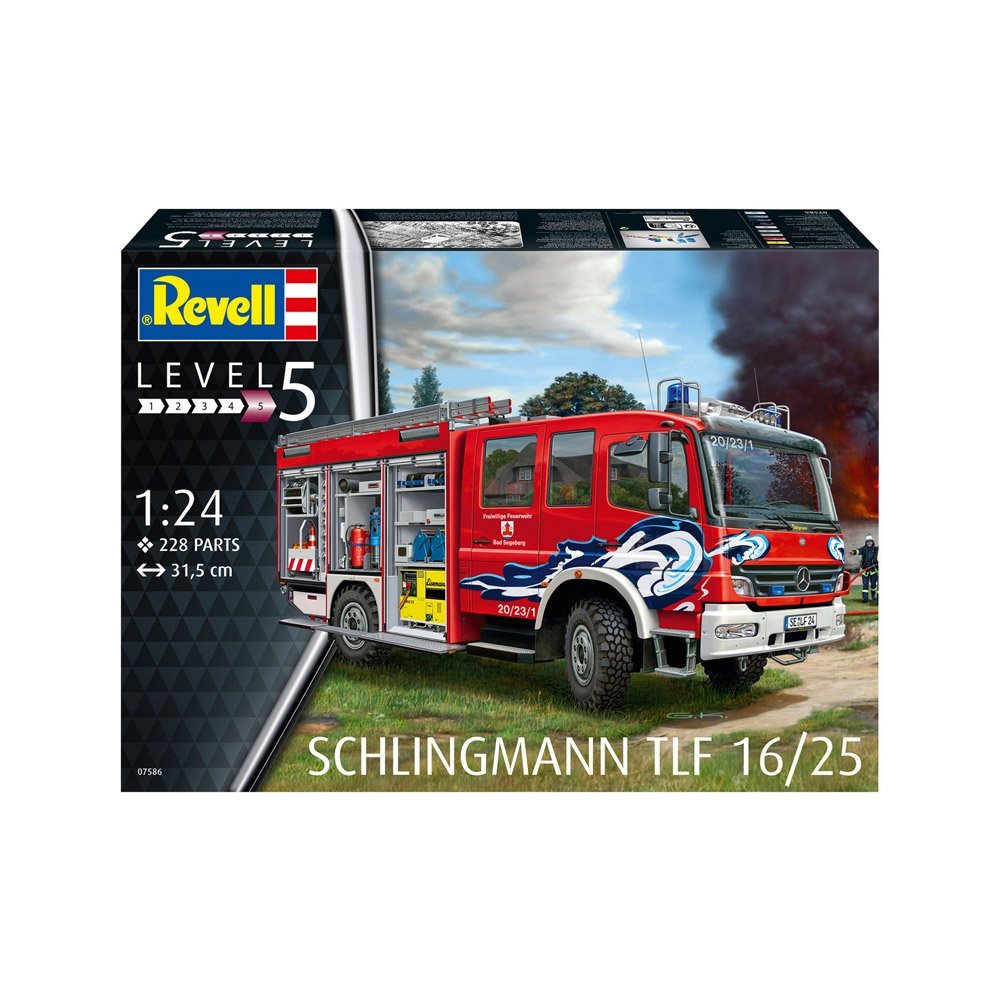 Replika modelu czołgu strażackiego Revell TLF 16/25 poziom 5 skala 1:24 RVL-07586 - obrazek 10