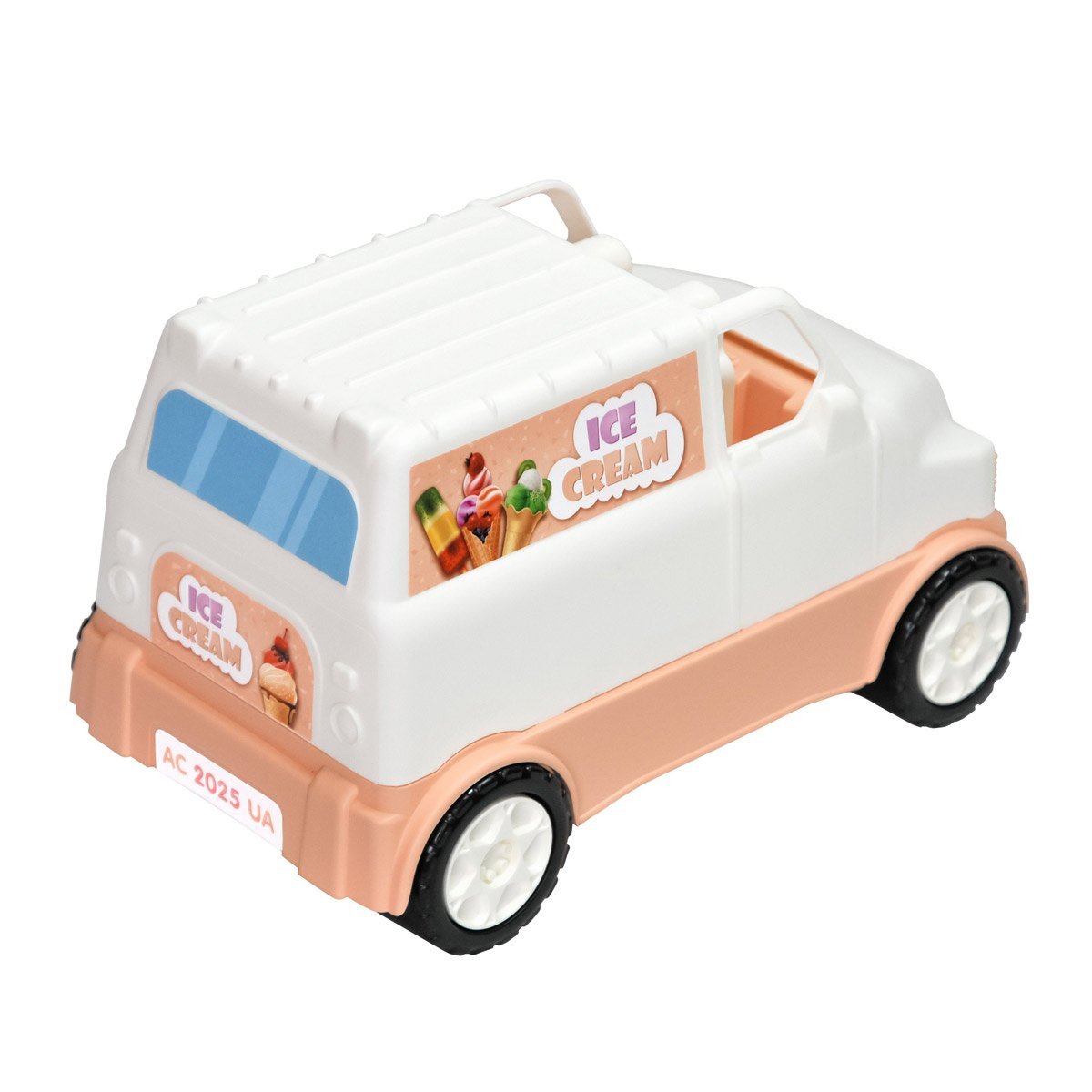 Samochód dostawczy z lodami Smart Wheels Tigres 40054 biało-różowy - obrazek 2