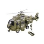 Zabawkowy helikopter ratunkowy bezwładnościowy z efektami DIY Toys CJ-1122740