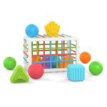 Edukacyjna zabawka sortująca kostka z figurkami Iggy Ziggy 73025