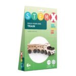 Drewniany zestaw konstrukcyjny na baterie Train Stem 73681