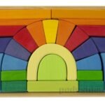 Designerski drewniany most NIC523334