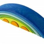 Drewniany zestaw konstrukcyjny NIC Most niebieski NIC523331