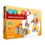 Konstruktor z śrubami 6w1 196 części Stem 73285 do budowania i zabawy