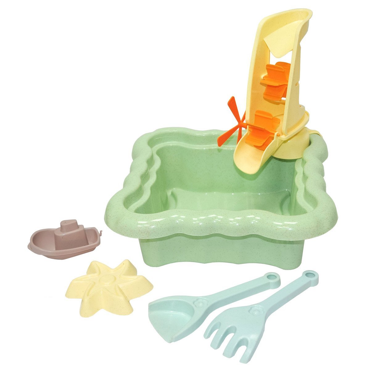 Zestaw piaskowo-wodny z młynkiem Eco Elfiki 39755