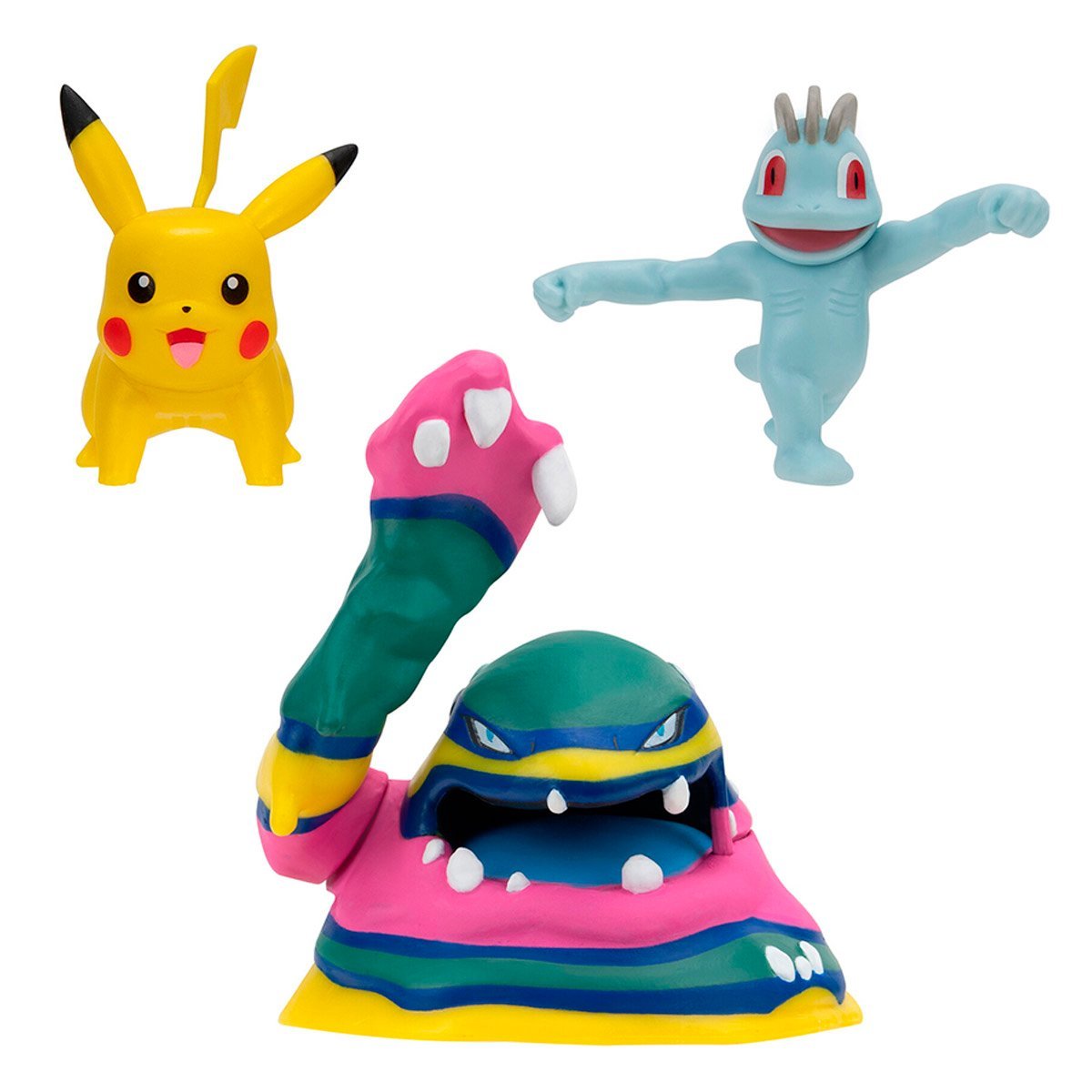 Zestaw figurek do gier Machop, Pikachu, Alola Mac W19 Pokemon PKW3597