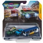 Zestaw 3 samochodów do transportu miejskiego Micro Machines MMW0010