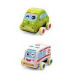 Zestaw miękkich samochodzików edukacyjnych 2 szt. Iggy Ziggy 75494