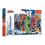 Puzzle 60 elementów The Invincible Avengers Marvel The Avengers Trefl 5900511173574