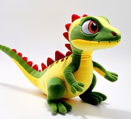 Zielony smok/jaszczurka - obrazek 2