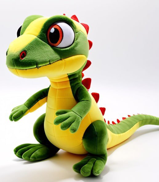 Zielony smok/jaszczurka - obrazek 3