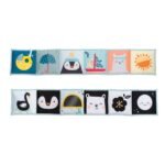 Edukacyjna składana książka z serii "Zabawne przygody zorzy polarnej" Taf Toys 12385