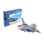 Zmontowany model repliki myśliwca F-16C Fighting Falcon poziom 4 skala 1:144 Revell 03992